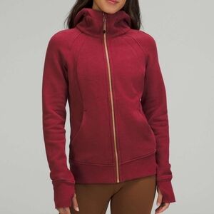 LULULEMON Scuba Full-Zip Hoodie Mulled Wine Gold 2024 Size 2